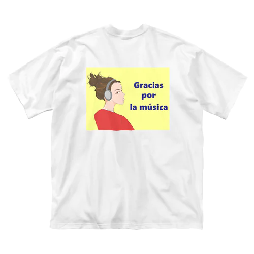 GRACIASPORLAMÙSICA ビッグシルエットTシャツ