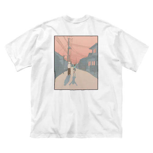 夕暮れの二人 Big T-Shirt