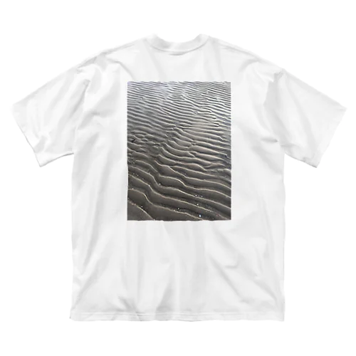 海辺砂模様 ビッグシルエットTシャツ