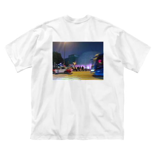 香港(夜景) ビッグシルエットTシャツ