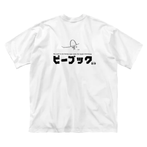 ピーブック‗ホワイト Big T-Shirt