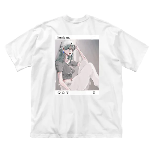 lonely girl ビッグシルエットTシャツ