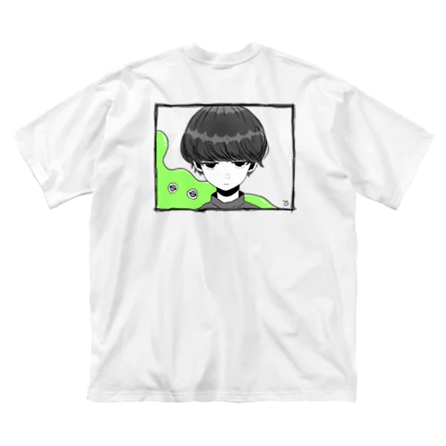 たろうtシャツ バックプリント ビッグシルエットTシャツ