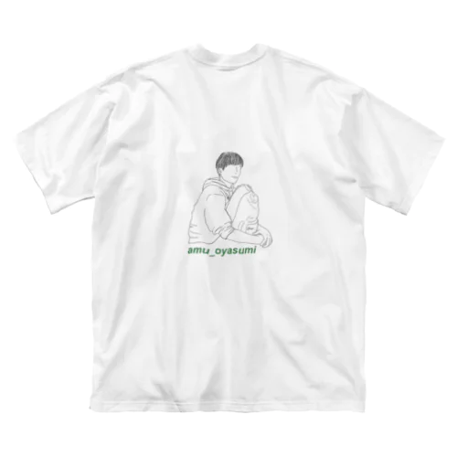 レさく×amu コラボ　透過ver. ビッグシルエットTシャツ