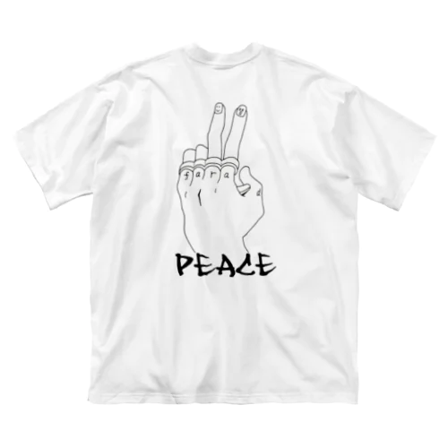 peace keeper ビッグシルエットTシャツ