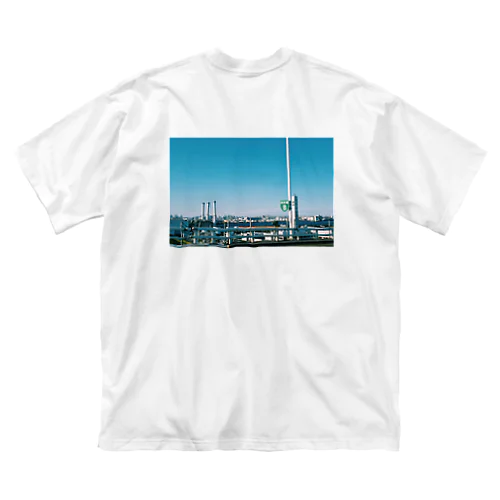 【バックプリント】高速道路Tシャツ ビッグシルエットTシャツ