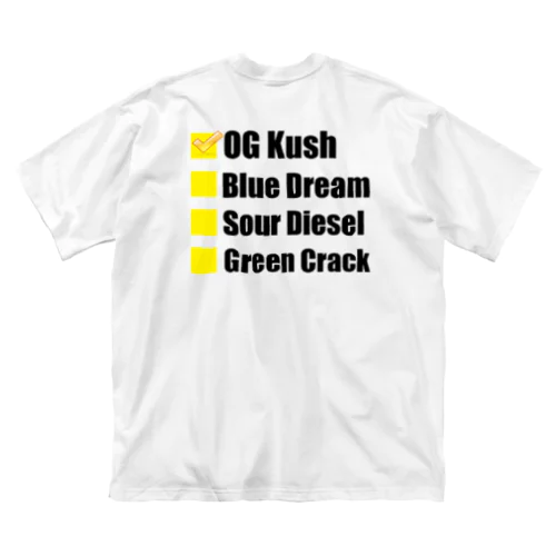marijuana 品種　T-shirt ビッグシルエットTシャツ