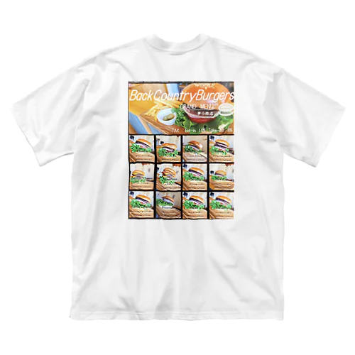 ハンバーガー屋さん ビッグシルエットTシャツ
