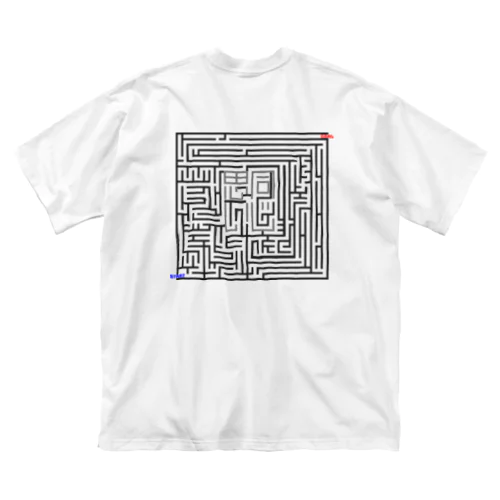 Maze（メッセージ） ビッグシルエットTシャツ