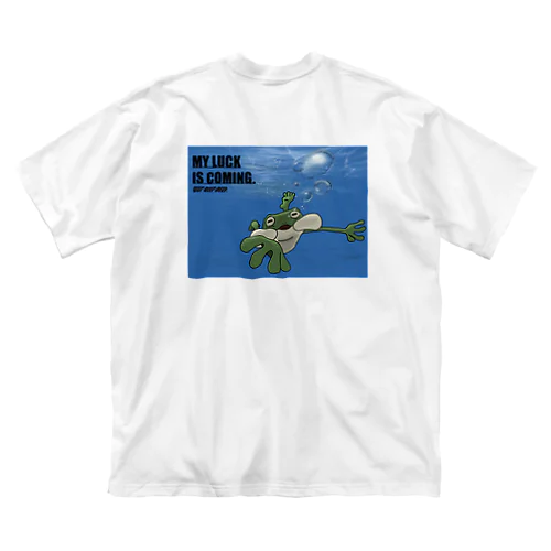 DEEP  DEEP DEEP.ラックくん ビッグシルエットTシャツ