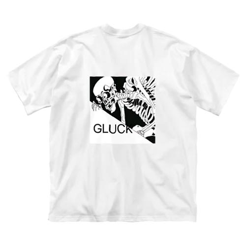 GLUCK がしゃどくろ ビッグシルエットTシャツ