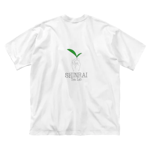 SHINRAI TEA LAB 英ロゴ ビッグシルエットTシャツ