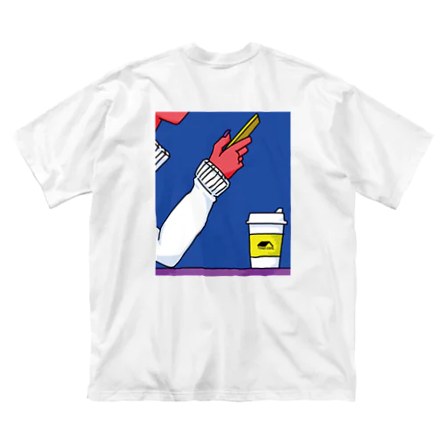 統合カフェにて Big T-Shirt