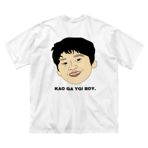 KAO GA YOI BOY. ビッグシルエットTシャツ