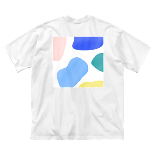 kusumi  / back print ビッグシルエットTシャツ