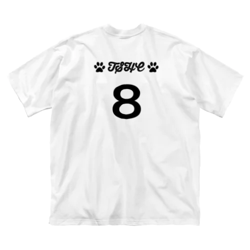 わんこチーム　8番 Big T-Shirt