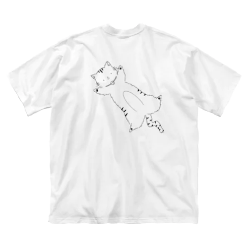 キジトラ猫 ビッグシルエットTシャツ