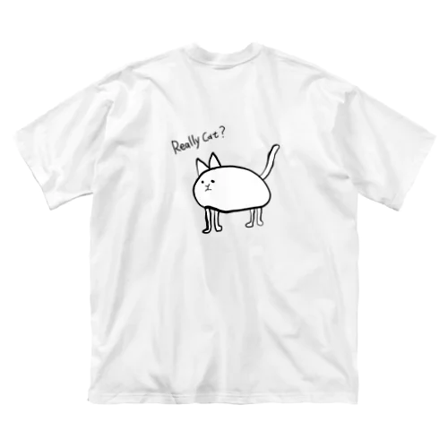 Really cat？ ビッグシルエットTシャツ