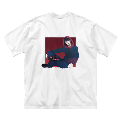 「調子はどう？」パーカー男子 Big T-Shirt