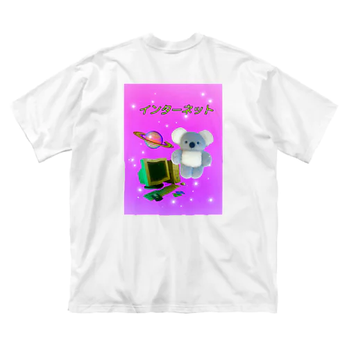 こあらvaporwave ビッグシルエットTシャツ