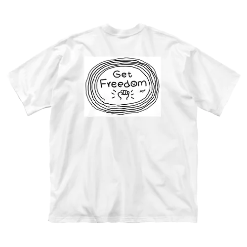 【Get Freedom】自由を手にいれろ#19W ビッグシルエットTシャツ