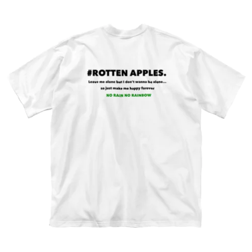 #ROTTEN APPLES. ビッグシルエットTシャツ