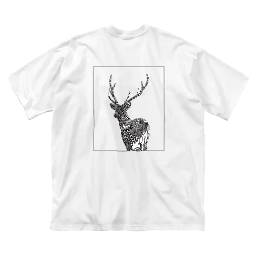 DEER 609 White ビッグシルエットTシャツ