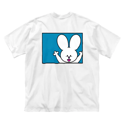 真理を悟ったウサギ ビッグシルエットTシャツ