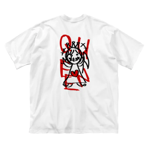 Queen Of Heart♛ ビッグシルエットTシャツ