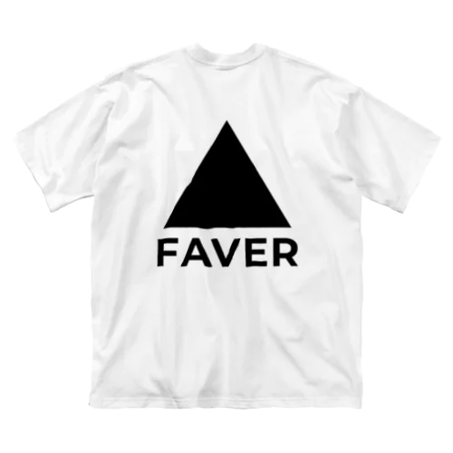 FAVER-triangle ビッグシルエットTシャツ