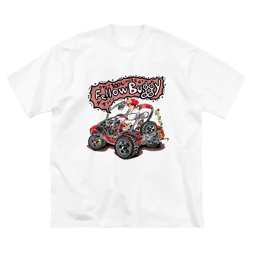 FellowBuggy・「やくざ刑事・麻薬密売組織」 ビッグシルエットTシャツ