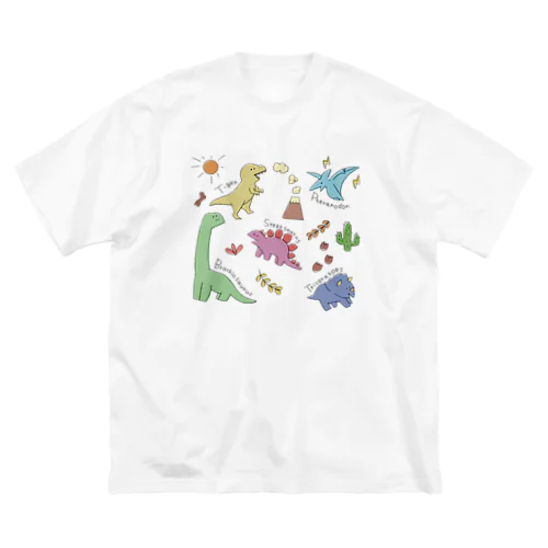 ゆるサウルス ビッグシルエットTシャツ