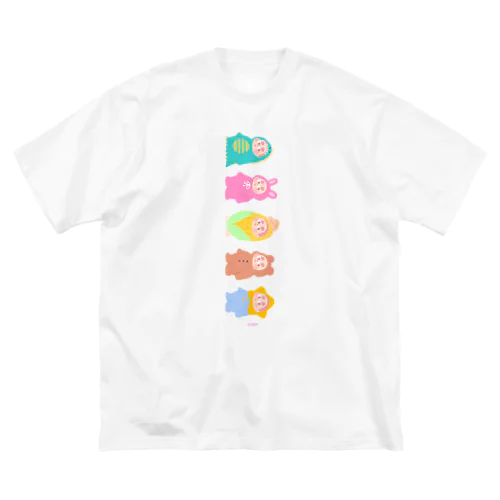 ぽにょちゃん着ぐるみTシャツ ビッグシルエットTシャツ