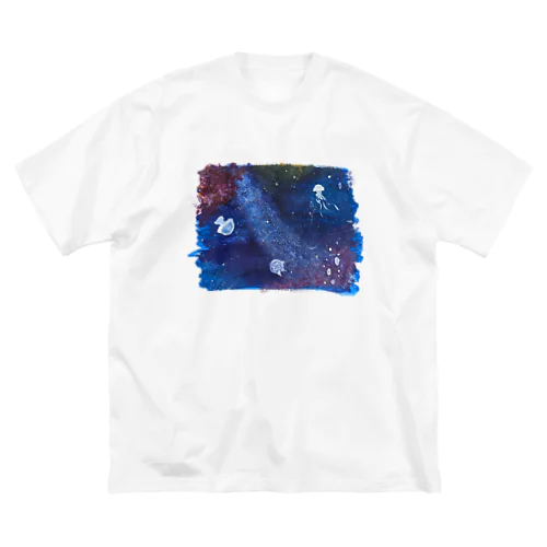 深海の宇宙 ビッグシルエットTシャツ