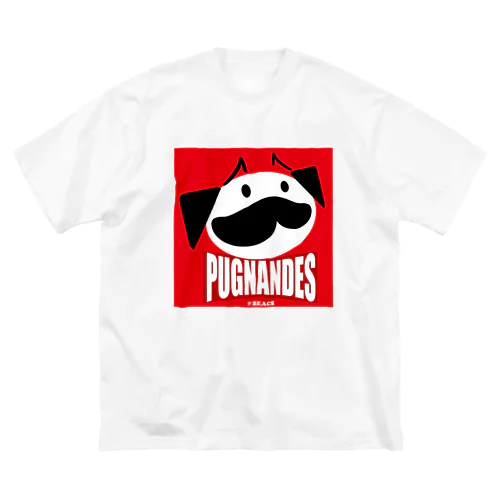 PUGNANDES2022_Red ビッグシルエットTシャツ