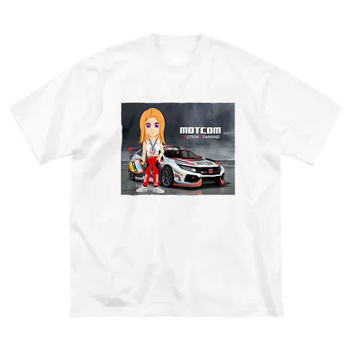 「レーサー女子」 MOTCOM Lindsay Racegirls Big T-Shirt