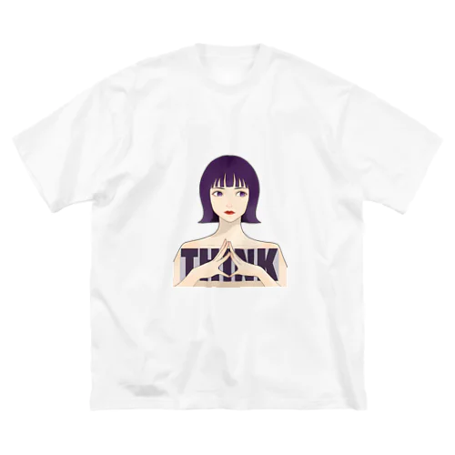 考える女の子 Big T-Shirt