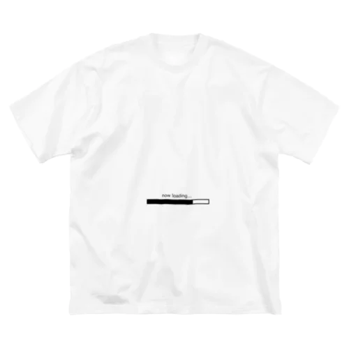 now loading...(黒文字) ビッグシルエットTシャツ