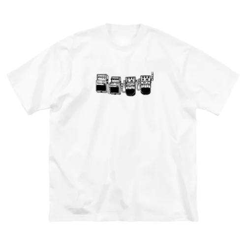 エフェクター モノクロBK Big T-Shirt