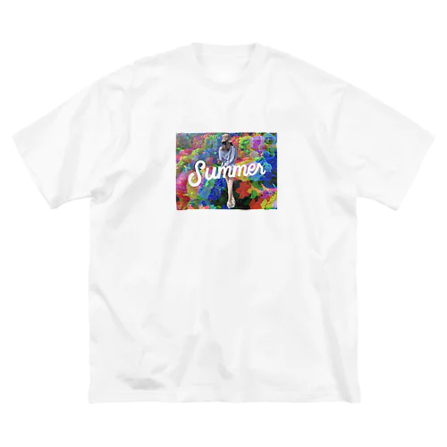 POPな派手SUMMER Big T-Shirt