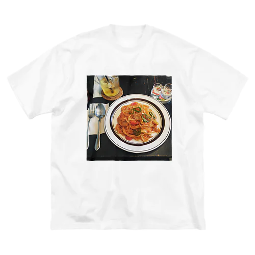 純喫茶ナポリタン ビッグシルエットTシャツ