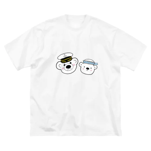 CAPTAIN WHITE BEAR AND JUNIOR Tシャツ Big T-Shirt