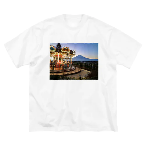 甘い夕景が包む空気で Big T-Shirt