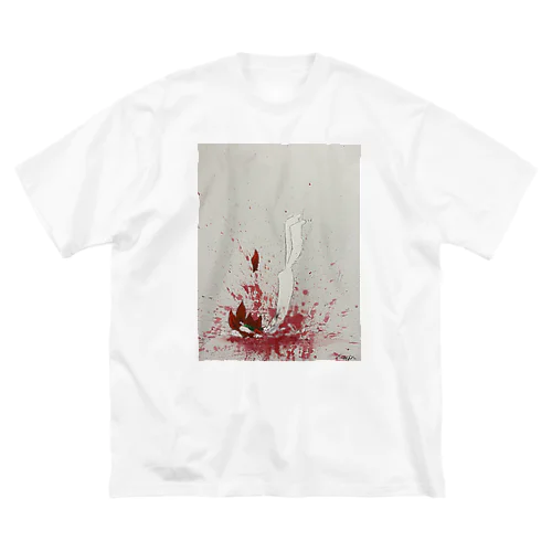 飛び降り自殺 ビッグシルエットTシャツ