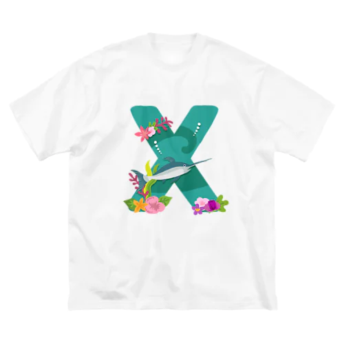 XはXiphias（メカジキ）のX ビッグシルエットTシャツ