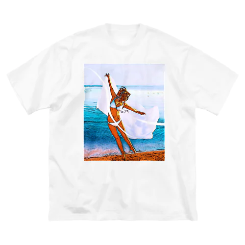 Summer Girl - Stay Fearless Version #1 ビッグシルエットTシャツ