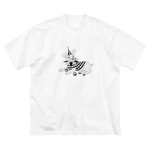 clown schnauzer ビッグシルエットTシャツ