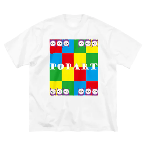 ポップアート ビッグシルエットTシャツ