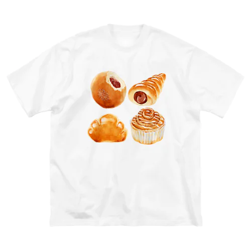 菓子パンが好き　〜パンたち〜 ビッグシルエットTシャツ