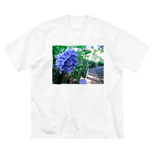 華にブルー Big T-Shirt